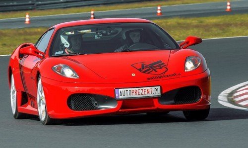 Ferrari F430 jazda po torze wyscigowym