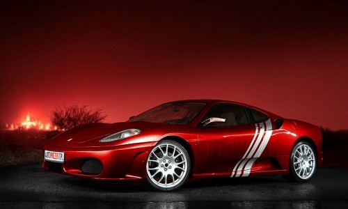 Jazda Ferrari F430 ulicami miast